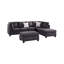 Magnifique canapé modulaire 3 pièces Dorris