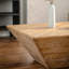 Table basse en bois Arsis, table basse en bloc, table basse naturelle