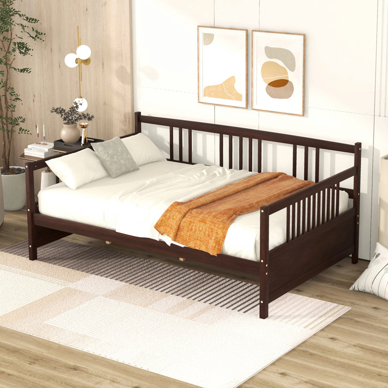 Full Size Daybed With Support Legs, Espresso