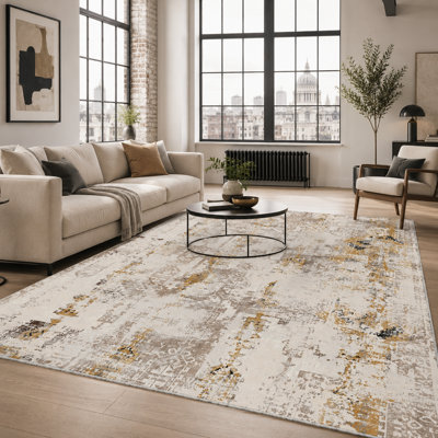 Netline Home Rich Border Dark Brown Heritage Washable Rug