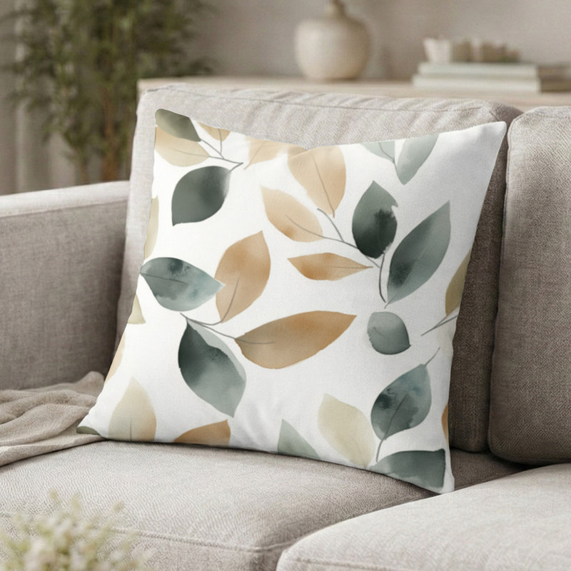 Coussin Floral, H 20 po x l 20 po