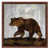 Brown Floater Framed
