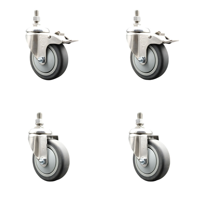Thermoplastic Rubber Casters