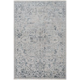 Agustina Oriental Gray Area Rug