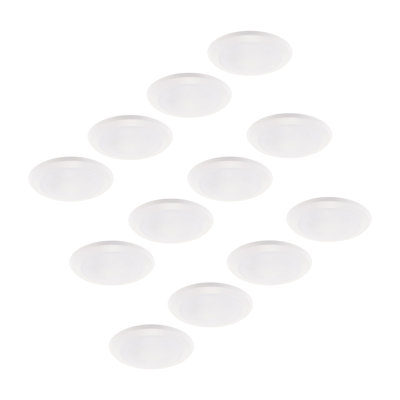 Plafonnier encastré rond à DEL encastré 10 W 800 lumens East Grove Home Builder Essential 5-CCT 2700-3000-3500-4000-5000K (paquet de 12)