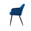 Yerres Modern Velvet Dining Chairs - Ergonomic Curved Back with Metal Legs - Armchair for Dining Room Kitchen Living Room-684277999-737887468