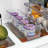 Stackable Fridge Storage Bin with Handle - Fridge and Freezer Organizer Bin for Snacks and Yogurt Pouches