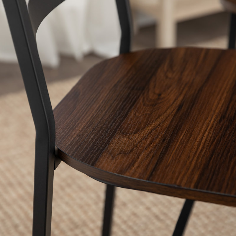 Chaise d'appoint Kaydience, Noyer foncé