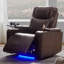 Fauteuil inclinable Power Motion avec port de charge USB et rangement à bras cachés 2 porte-gobelets pratiques-867432027
