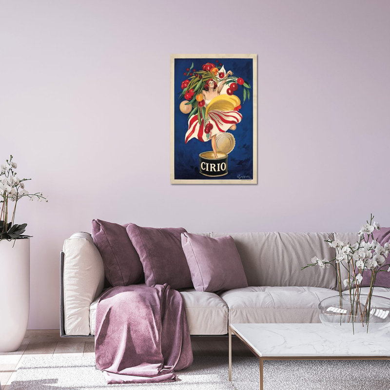 Cirio par Leonetto Cappiello - impression sans cadre, H 16 po x l 24 po x P 0,25 po