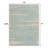 Kaylonie Modern Berber Stripe Cream/Turquoise Rug-1885436922