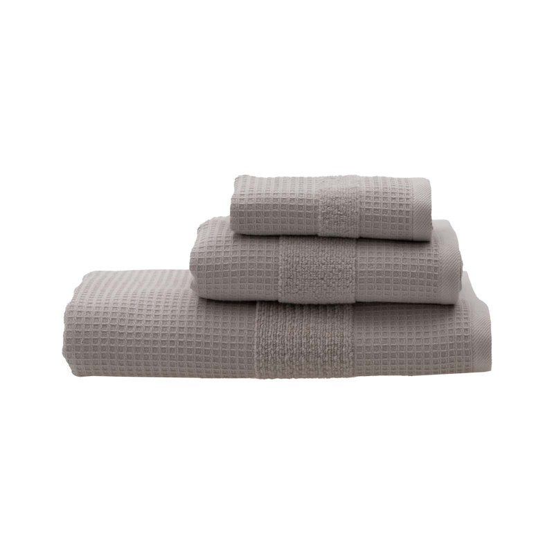Adayshia Midweight Waffle Bath Towel, Beige