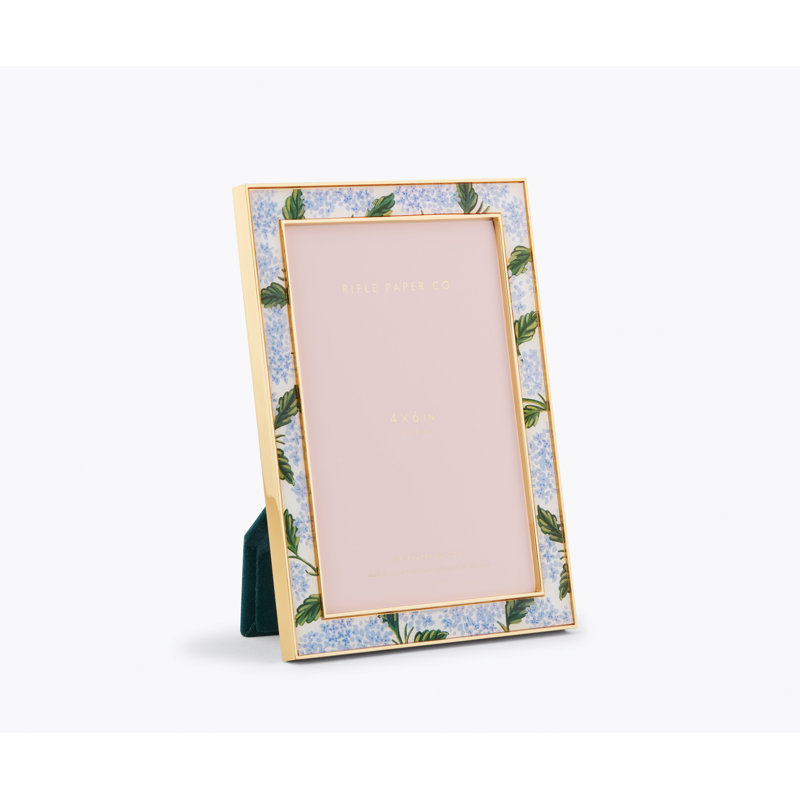Blue Glass Picture Frame