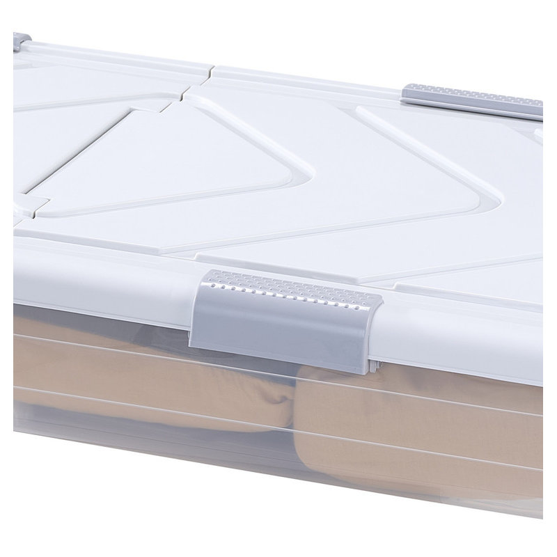 Rangement sous le lit avec roulettes, sacs de rangement roulants 39,8 x 20,1 x 5,9 pouces