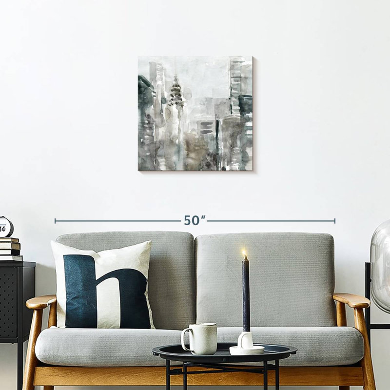 Sireci New York Streets Abstract, 20" H x 20" W