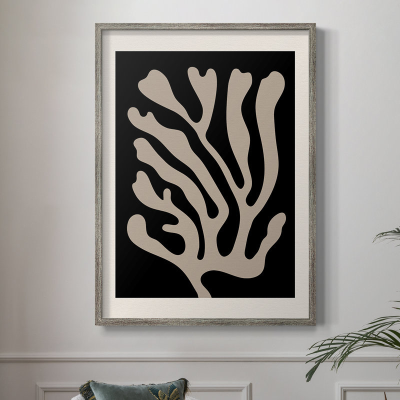 Matisse CCxxxi, reproduction encadrée - bois massif, Argent rétro, H 30 po x l 24 po