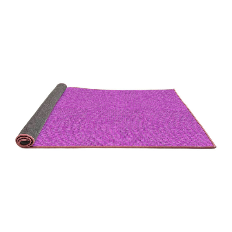 Tapis rose, Rond 8 pi