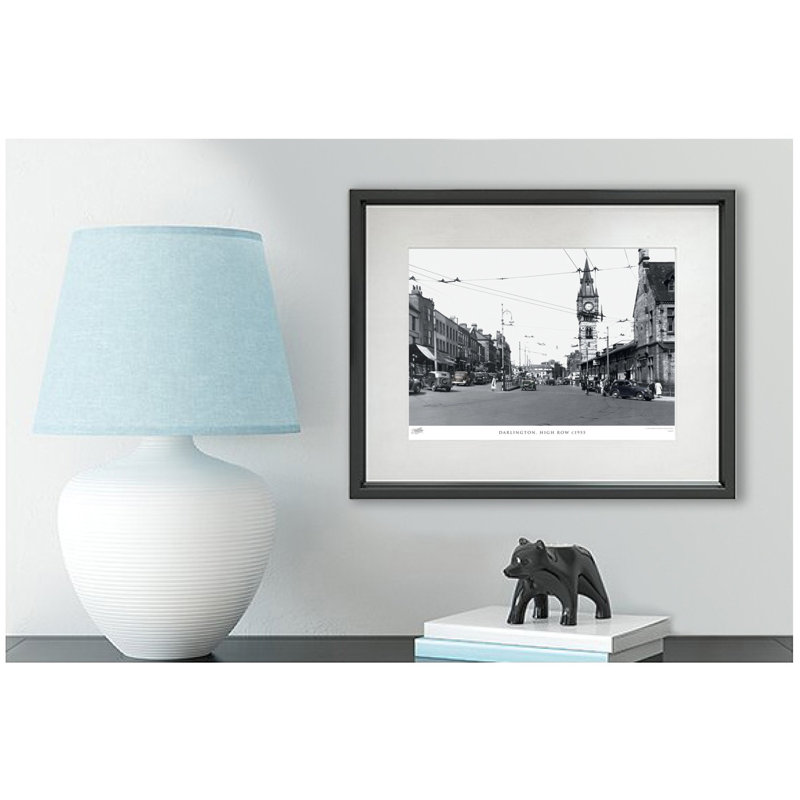 Darlington, High Row C1955 by Francis Frith - Single Picture Frame Print, 28cm H x 36cm W x 2.3cm D