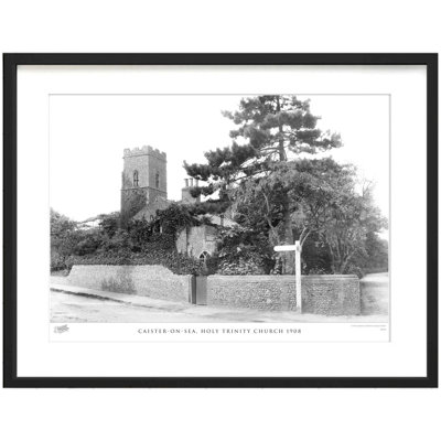 Caister-on-Sea, Holy Trinity Church 1908 by Francis Frith - Single Picture Frame Print