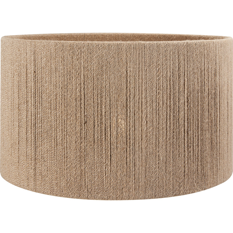 26cm H Drum Lamp Shade ( Clip On ) in Brown