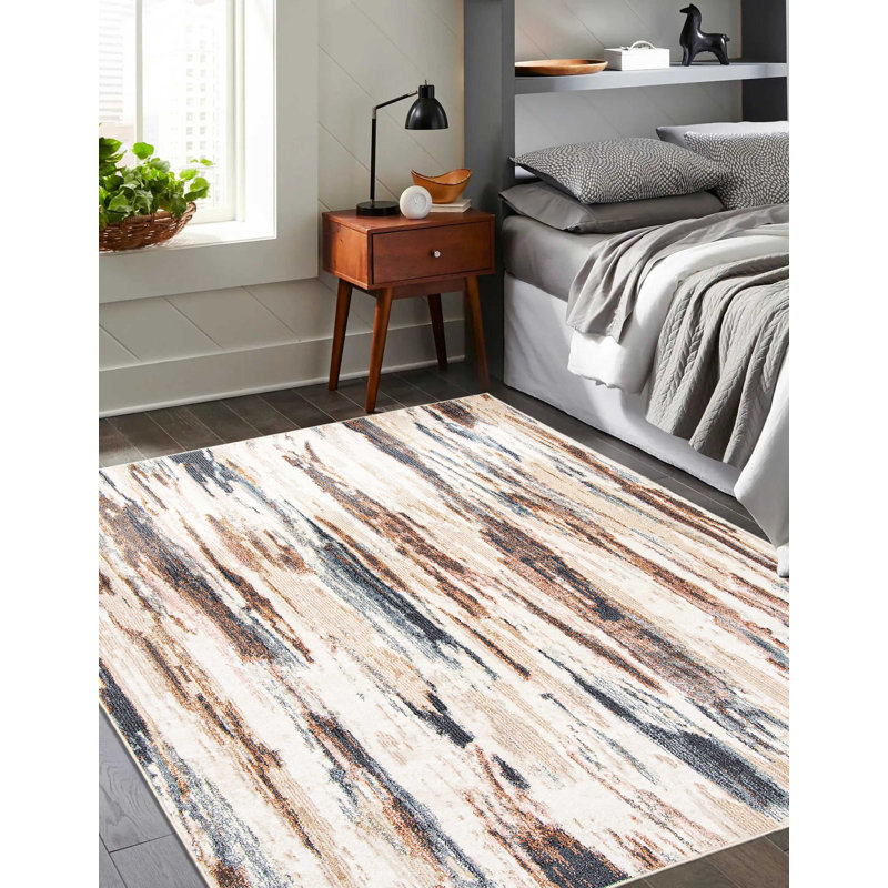 Tapis ivoire Atelier, Rectangle de 5 pi x 8 pi