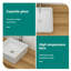 15.69"X15.69" White Ceramic Square Vessel Bathroom Sink