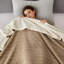 Fleece Twin 3D Jacquard Chain Taupe-117177574