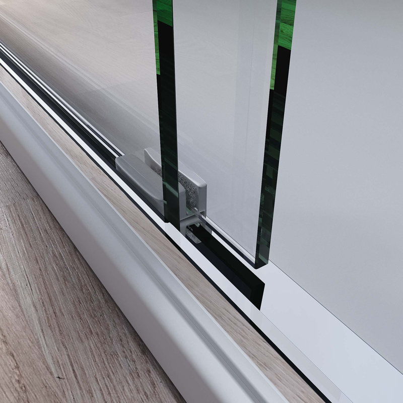 Portes de douche, Chrome