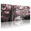 Rose Magnolia Blossom Forest Path, impression sur toile tendue sur toile, ensemble de 3, pour salon, chambre à coucher, décoration intérieure-1372794686