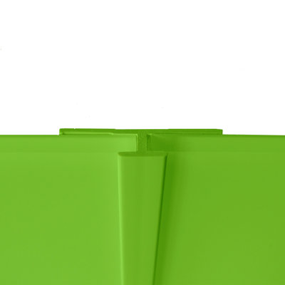 1.22" x 96" Wall Paneling in Green