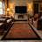 Modern minimalist plain pattern carpet, soft and easy to clean, suitable for living room, bedroom, dining room, study, office, and other multi-scene settings-2117438411