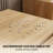 3-Drawer Nightstand with Charging Station, Modern Textured Bedside Table-860508919