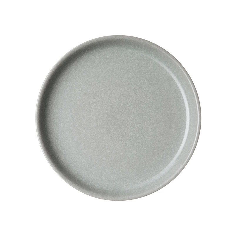 Elements Coupe Medium Plate, Light Gray