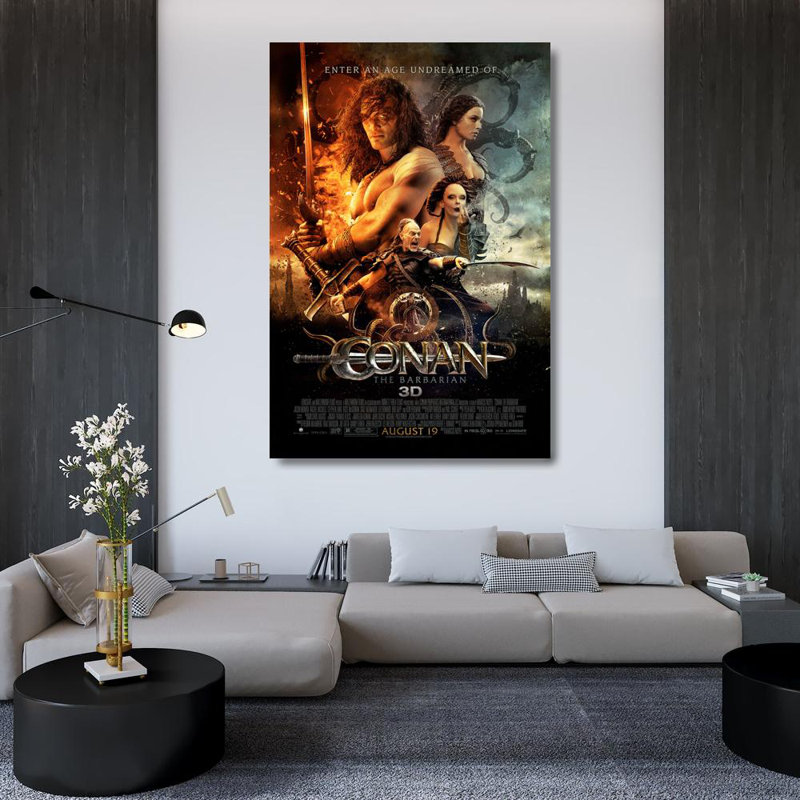 Conan the Barbarian, 48" H x 32" W