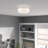 Berthine Linen Blend Semi Flush Mount-881118272