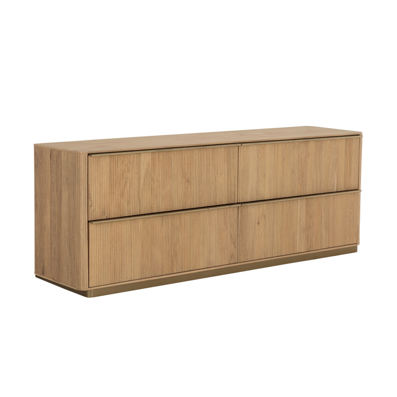 KALLA 4 - Drawer Dresser, Brown