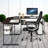 Doireann L-Shaped Metal Base Drafting Table-80712231