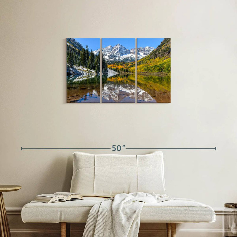 Lac Alvord par Maroon Bells, H 20 po x l 33 po