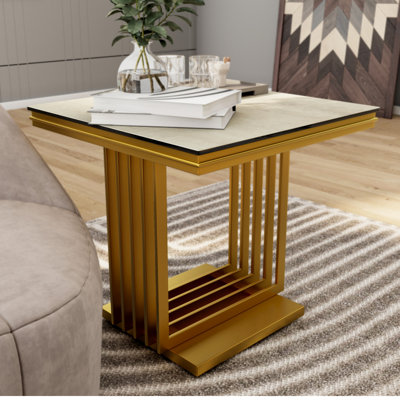 Table de bout en verre 24 po