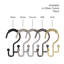 Steel Shower Curtain Hook