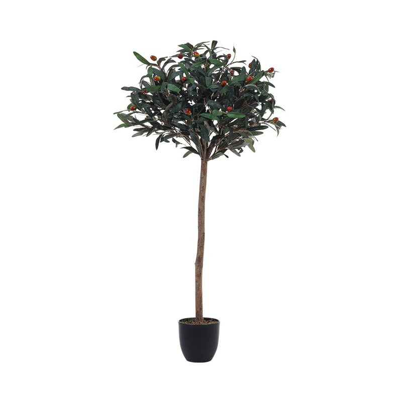 120cm Faux Olive Tree Tree in Freestanding