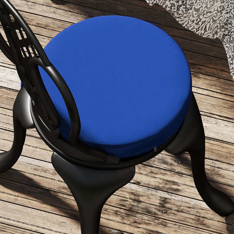 Round Outdoor Chair Seat Cushions Set Of 4,universal Fit Round Dining Chair Pad Easy Clean Wear Resistant Cushion For Garden Home Kitchen Daily Use