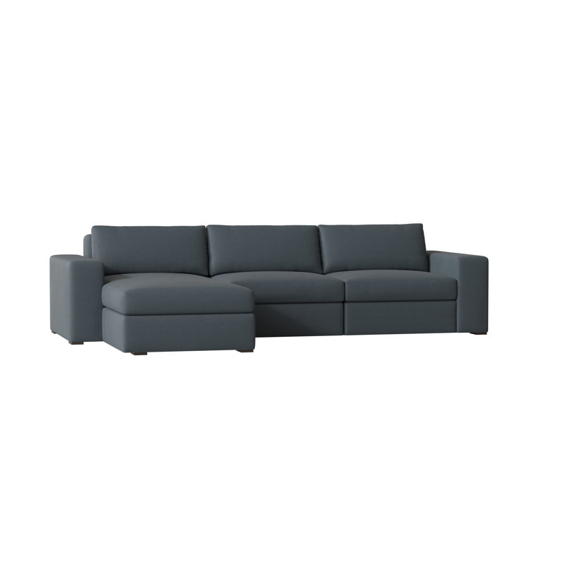 Liam Chaise Sectional, Siena 69, Brown Mahogany, Left Hand Facing