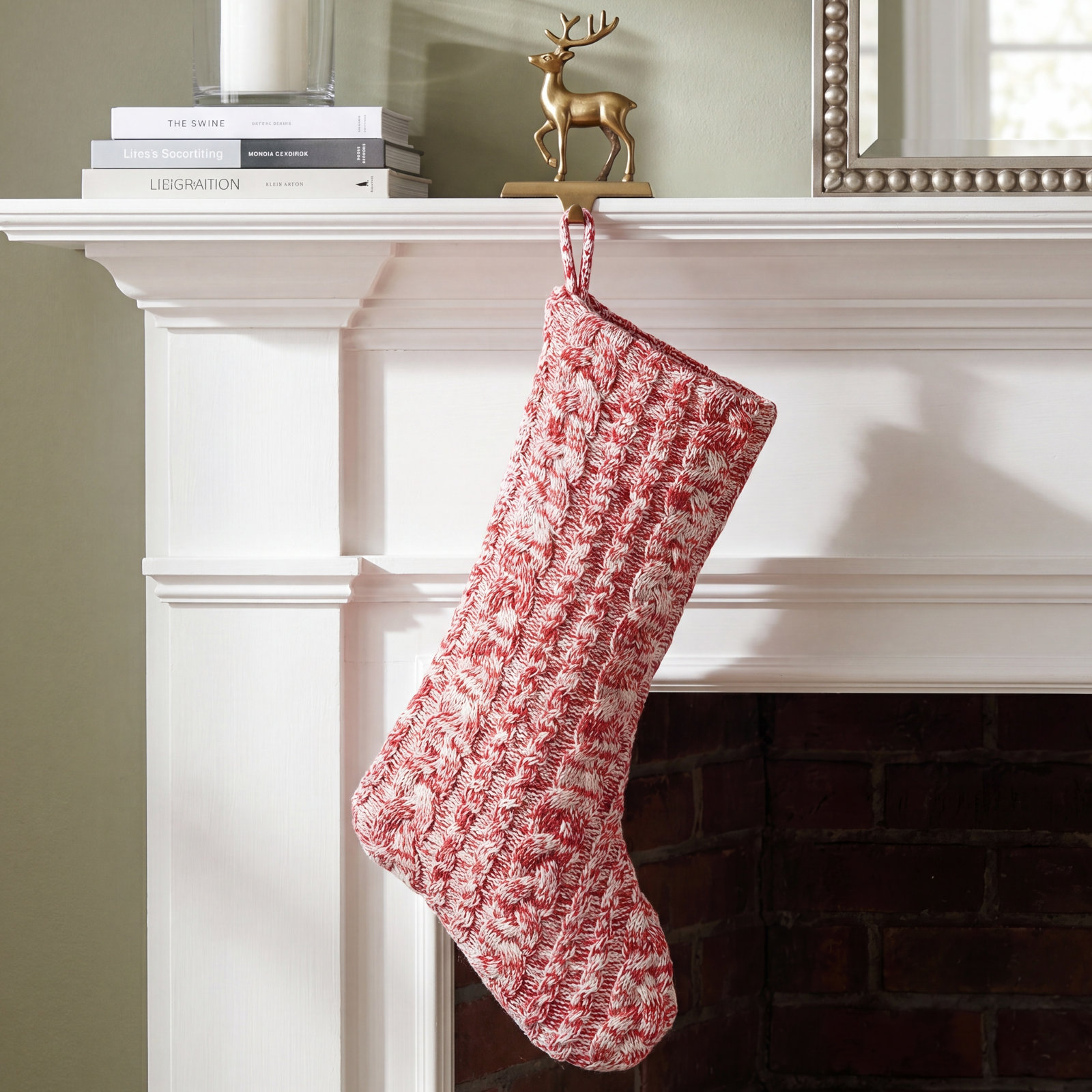 Mélange Knit Stocking