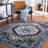 Evanoff Oriental Blue/Gray Area Rug-484324463