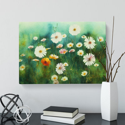 Pure Wildflowers Floral - Wrapped Canvas