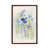 Toile avec cadre en bois brun classique