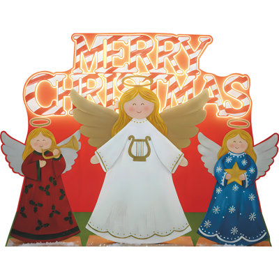 SP13594 Merry Christmas Angels
