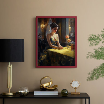 Reproduction encadrée WOMEN Series CDLVII - bois massif
