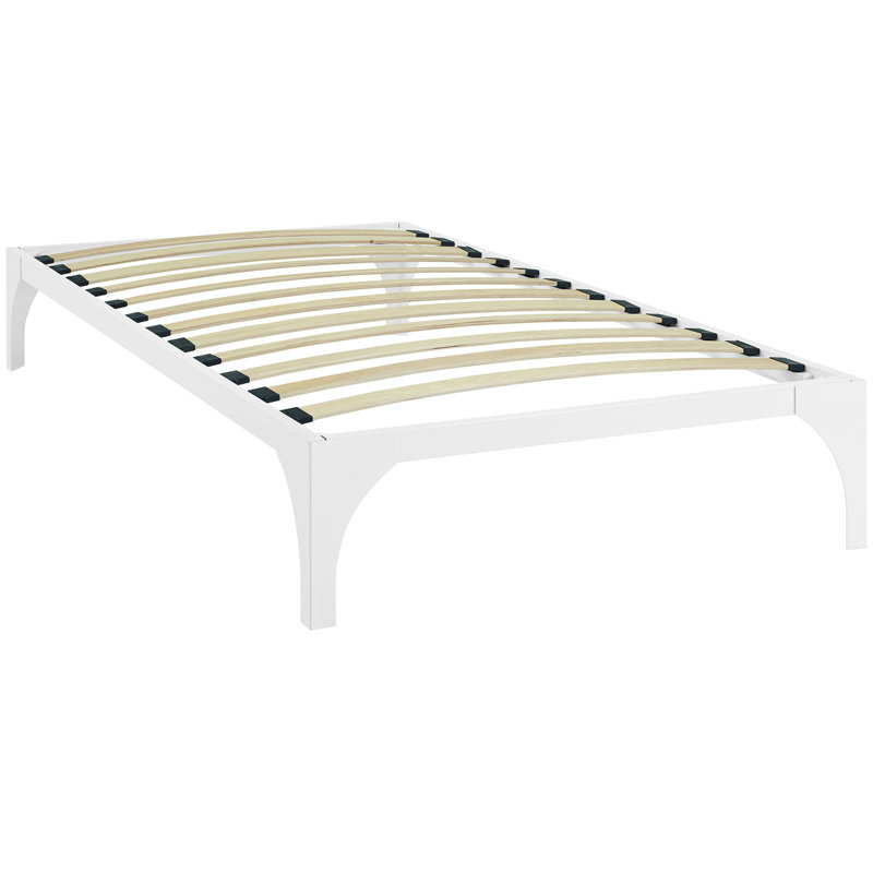Adharsh Twin Metal Platform Bed by Mack & Milo™, White